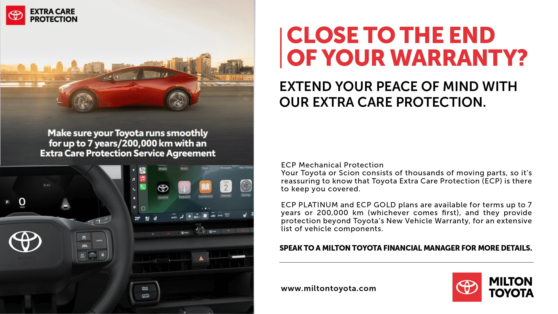 Close to the End of your Warranty? Close to the End of your Warranty?
